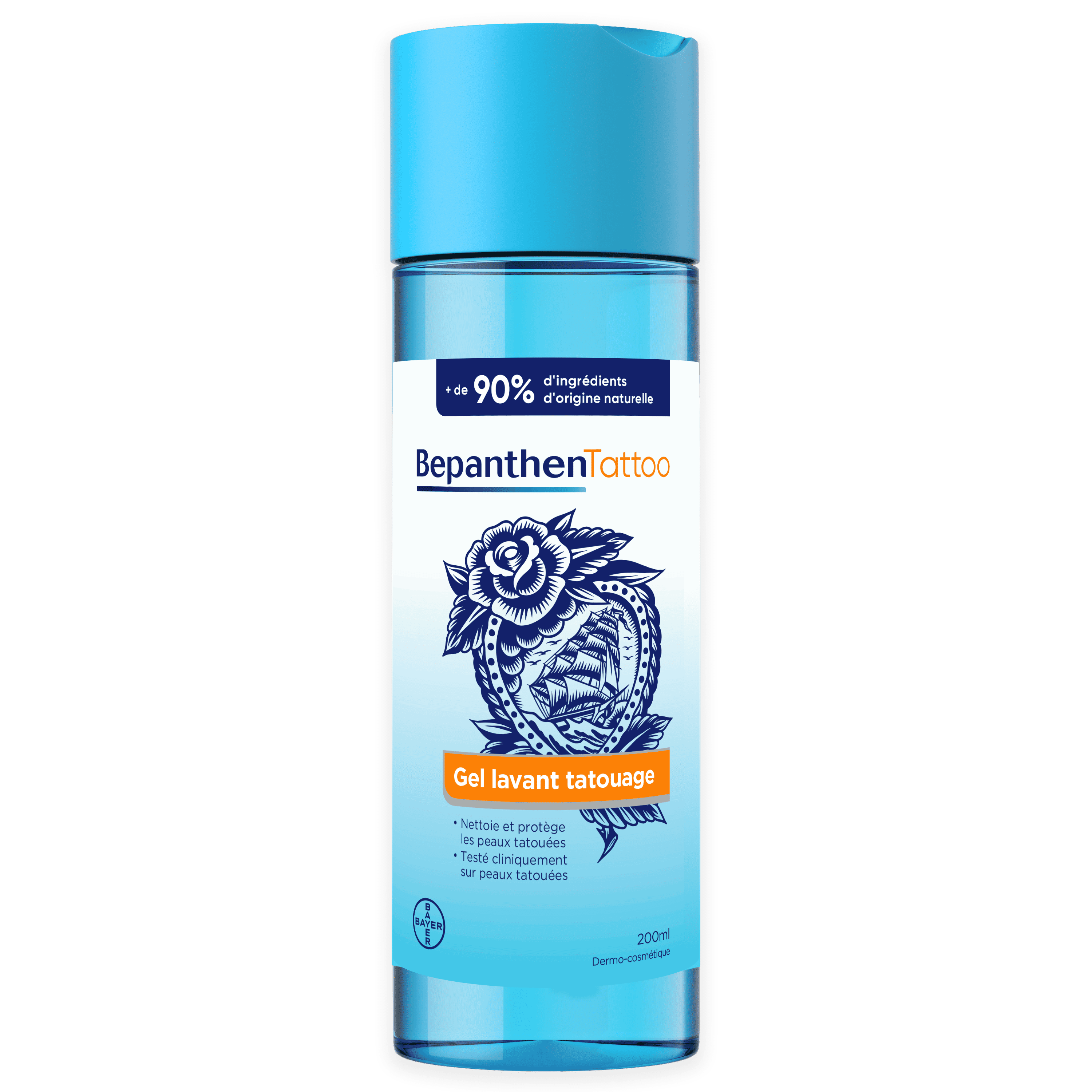 BepanthenTatto Gel lavant Pack 3D